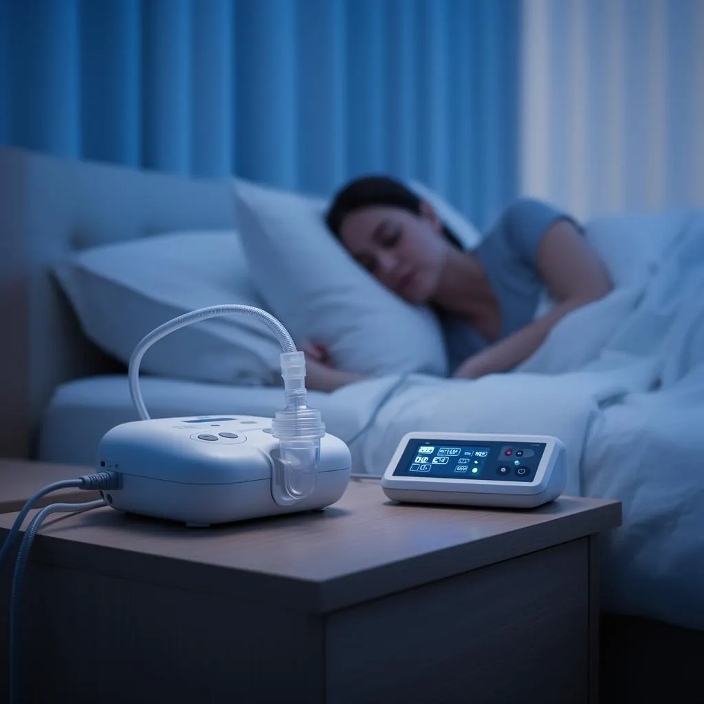 Aparat CPAP przy łóżku